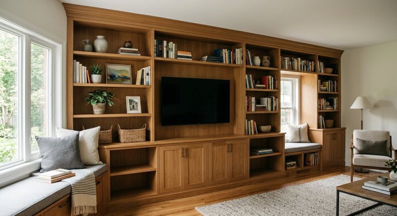Built-In Bookcase Ideas