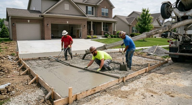 Concrete Driveway Installation