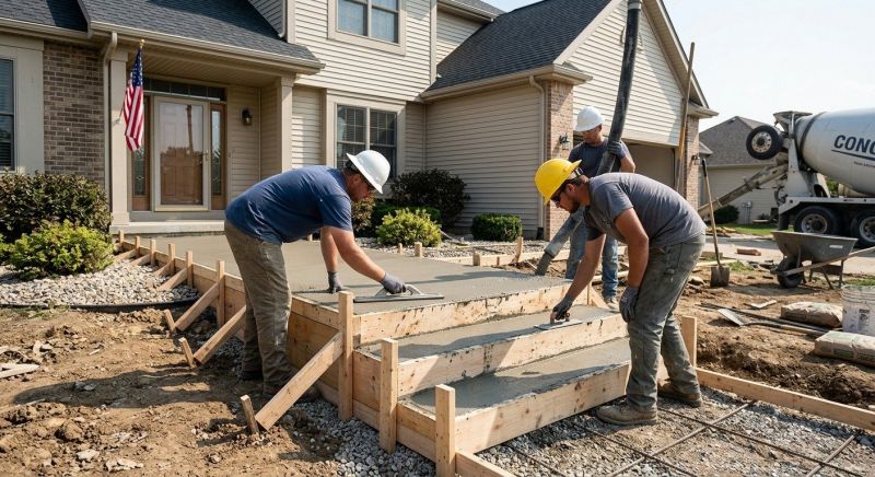 Concrete Porch Installation