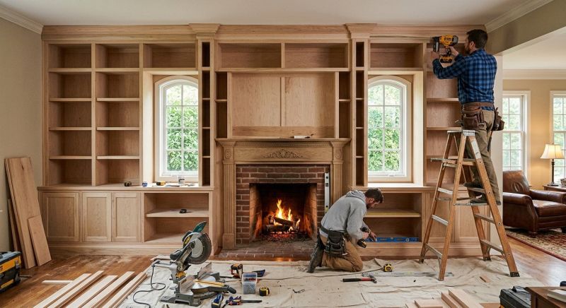Bookcase Installation
