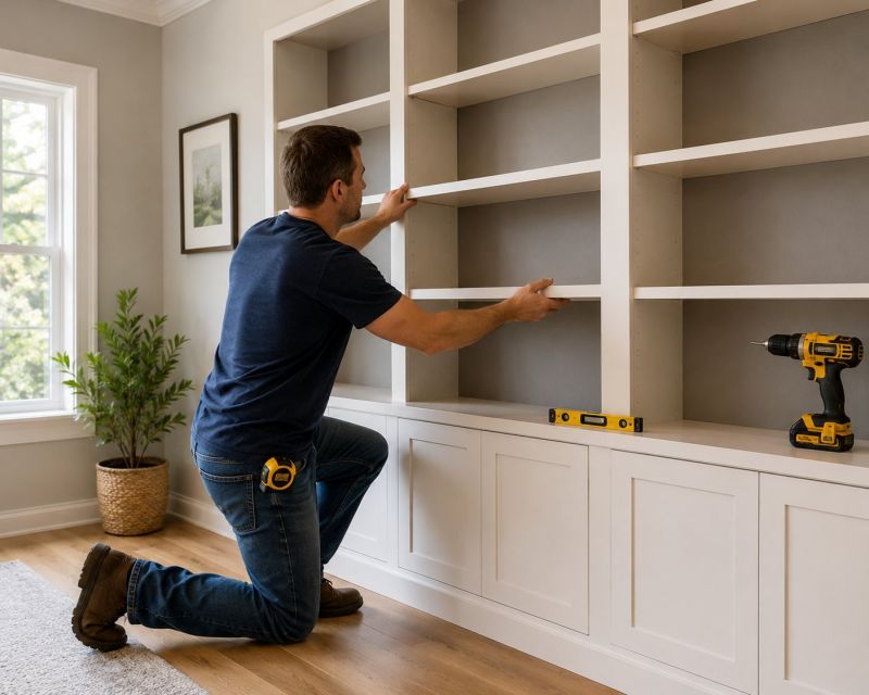Bookcase Installation