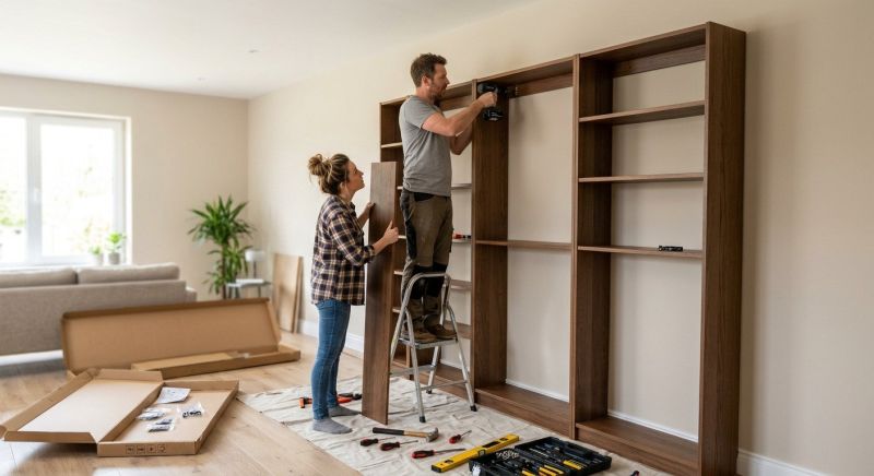 Bookcase Installation