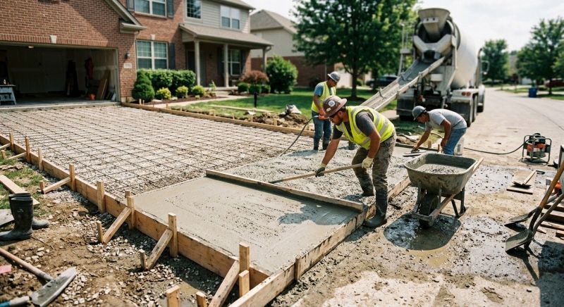 Concrete Driveway Installation