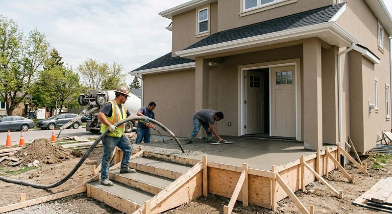 Concrete Porch Installation