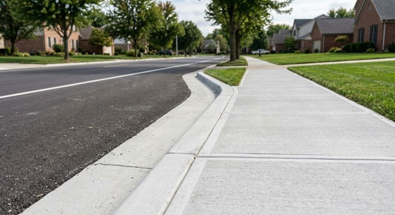 Concrete Sidewalk Installation