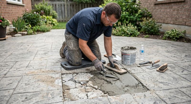Fixing Cracked Patios