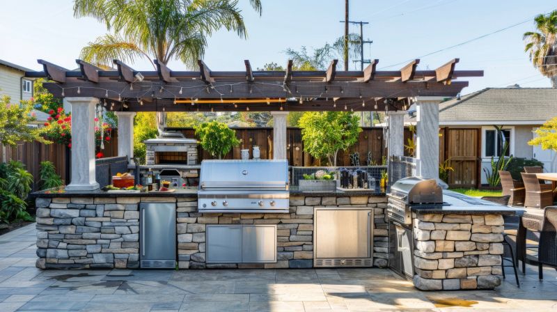 Outdoor Kitchen Construction