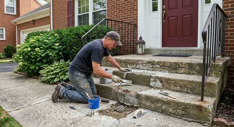 Stamped Concrete Repair